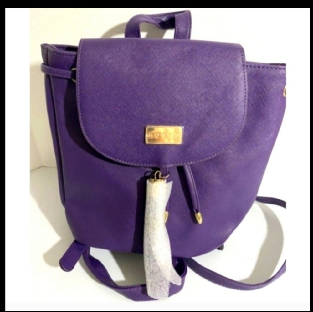 NEW Monat Purple Backpack Purse - Picture 6 of 6
